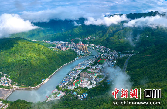 平武县城。 平武县委宣传部供图 平武县城。 平武县委宣传部供图
