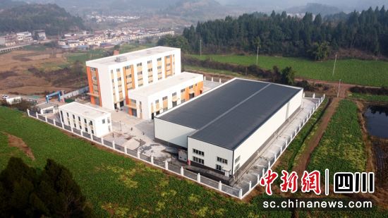 简阳市产地初加工及冷链仓储中心项目。中际集团供图 简阳市产地初加工及冷链仓储中心项目。中际集团供图