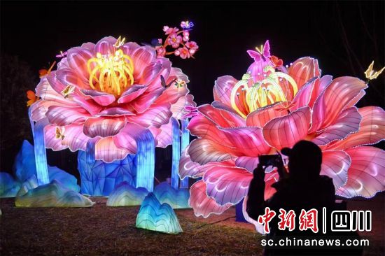 成都东安湖首届灯会试亮灯现场。李向雨 摄 成都东安湖首届灯会试亮灯现场。李向雨 摄
