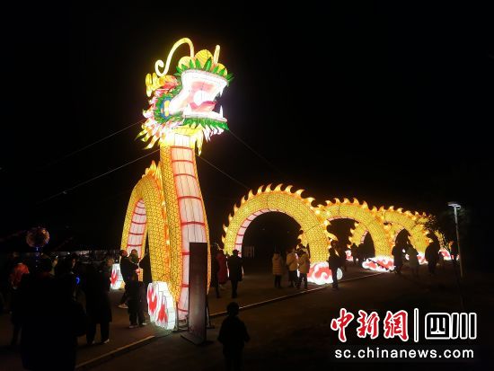 新春灯会。 三台县委宣传部供图 新春灯会。 三台县委宣传部供图
