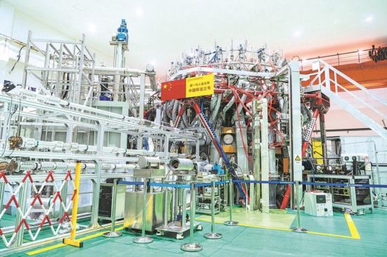 新一代人造太阳“中国环流三号” 图据新华社 新一代人造太阳“中国环流三号” 图据新华社