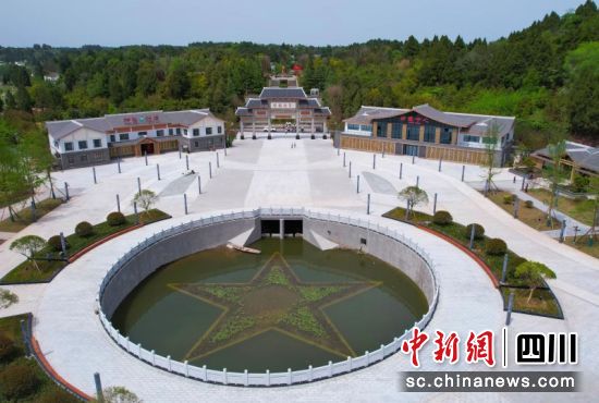 景区的基础设施建设。乐至县委统战部 供图 景区的基础设施建设。乐至县委统战部 供图
