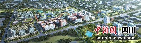 成都医学城三医创新中心(效果图)。成都医学城供图 成都医学城三医创新中心(效果图)。成都医学城供图