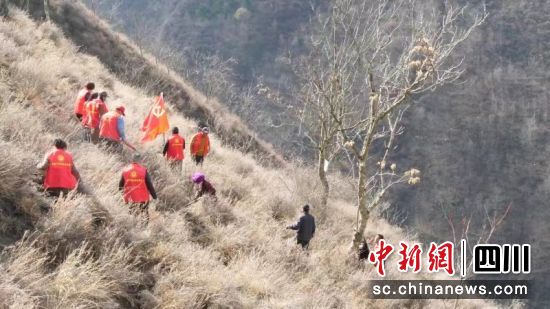 植树造林现场。黑水县委宣传部供图 植树造林现场。黑水县委宣传部供图