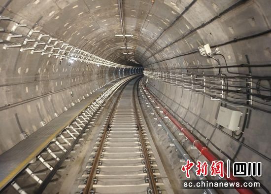成都轨道交通27号线一期轨行区。成都轨道集团供图 成都轨道交通27号线一期轨行区。成都轨道集团供图