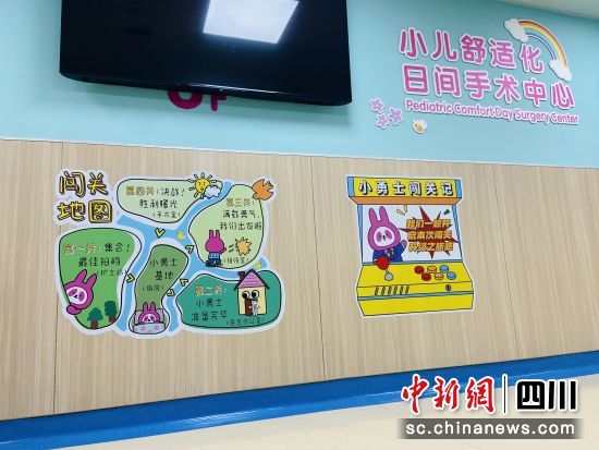 成妇儿医院小儿舒适化日间手术中心。成都市妇女儿童中心医院供图 成妇儿医院小儿舒适化日间手术中心。成都市妇女儿童中心医院供图