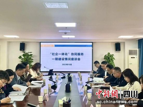 座谈会现场。四川工行供图 座谈会现场。四川工行供图
