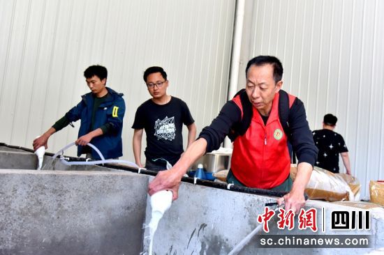 农技员现场指导用药等。黄思梅 摄 农技员现场指导用药等。黄思梅 摄