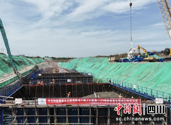 施工现场。中交四航局 供图 施工现场。中交四航局 供图
