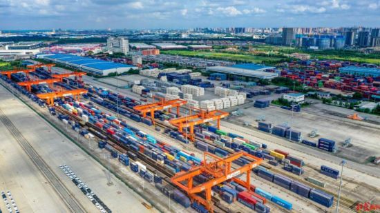 ▲成都国际铁路港 资料图 ▲成都国际铁路港 资料图