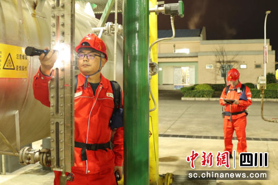 全力保供。西南油气田 供图 全力保供。西南油气田 供图