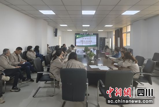 线上共享学习现场。四川复烤供图 线上共享学习现场。四川复烤供图