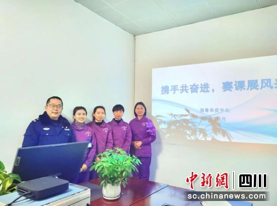 消毒供应中心赛课现场。四川省成都市病犯监狱供图 消毒供应中心赛课现场。四川省成都市病犯监狱供图