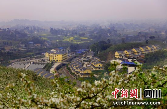华蓥市梨香花海景区。(华蓥市文广旅局 供图) 华蓥市梨香花海景区。(华蓥市文广旅局 供图)