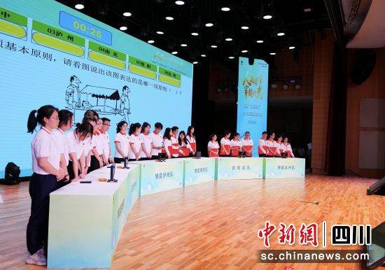 比赛现场。四川省红十字会供图 比赛现场。四川省红十字会供图