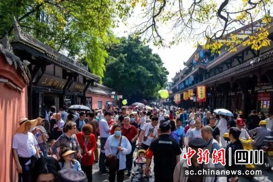 三苏祠人气旺。东坡区文化广播电视和旅游局供图 三苏祠人气旺。东坡区文化广播电视和旅游局供图