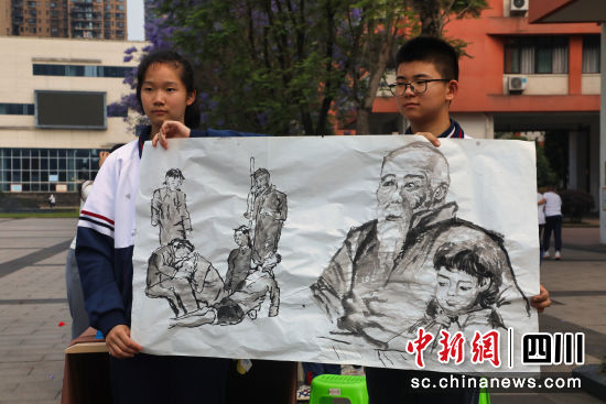 学生作品。杨尚威 摄 学生作品。杨尚威 摄