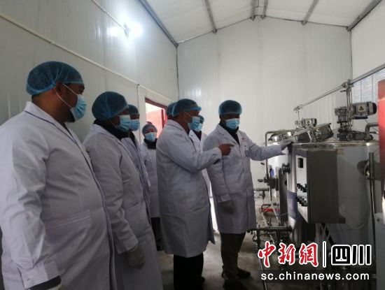 袋装鲜牛奶加工车间。壤塘县委宣传部供图 袋装鲜牛奶加工车间。壤塘县委宣传部供图