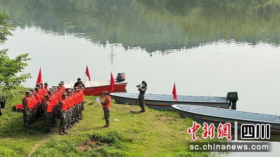 应急演练活动现场。 旌阳区融媒体中心供图 应急演练活动现场。 旌阳区融媒体中心供图