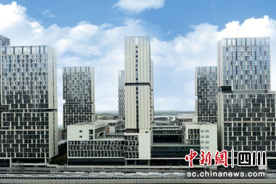 成都轨道交通职业学院校区侧视图。成都轨道集团供图 成都轨道交通职业学院校区侧视图。成都轨道集团供图