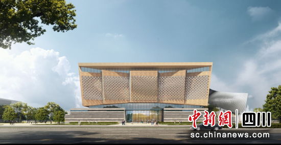 主入口视图。 德阳市委宣传部供图 主入口视图。 德阳市委宣传部供图