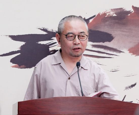 四川省人民政府参事,四川博物院原副院长、首席专家、研究员魏学峰致辞。 四川省人民政府参事,四川博物院原副院长、首席专家、研究员魏学峰致辞。