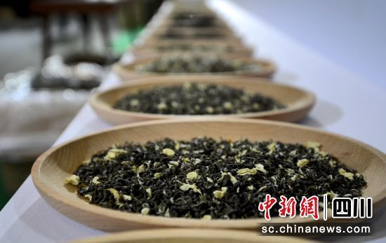 荣县花茶。荣县融媒 供图 荣县花茶。荣县融媒 供图