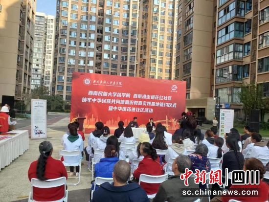 在社区开展社会实践活动。西航港街道 供图 在社区开展社会实践活动。西航港街道 供图