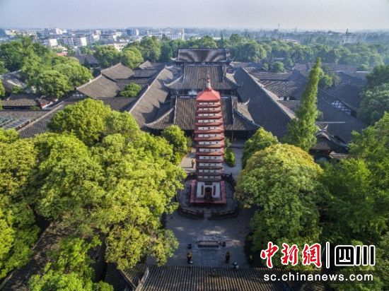 宝光桂湖文化旅游区宝光寺片区。 (新都区文体广新局 供图) 宝光桂湖文化旅游区宝光寺片区。 (新都区文体广新局 供图)