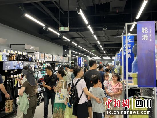 迪卡侬成都武侯大悦城店。迪卡侬供图 迪卡侬成都武侯大悦城店。迪卡侬供图