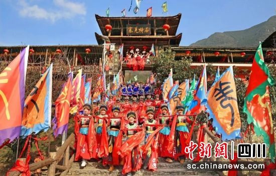 石椅羌寨。 北川县委宣传部供图 石椅羌寨。 北川县委宣传部供图