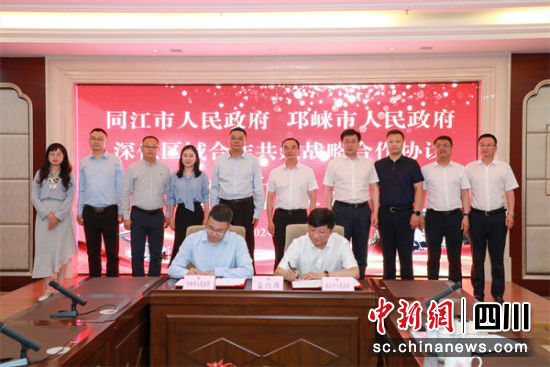 签约仪式现场。邛崃市委统战部 供图 签约仪式现场。邛崃市委统战部 供图