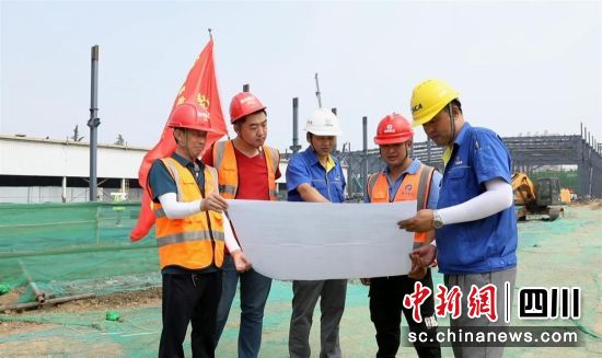 项目建设现场。 旌阳区融媒体中心供图 项目建设现场。 旌阳区融媒体中心供图