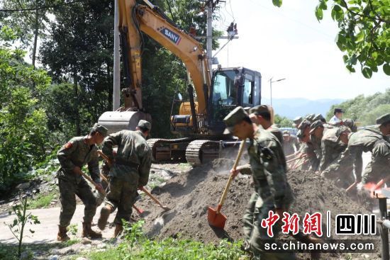 演练现场。 绵阳市自然资源和规划局供图 演练现场。 绵阳市自然资源和规划局供图