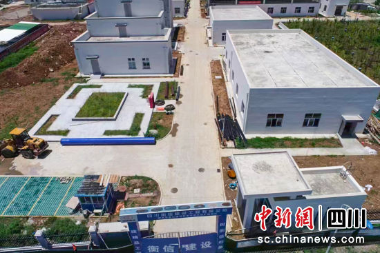 香山河西集中供水站。射洪水利局供图 香山河西集中供水站。射洪水利局供图