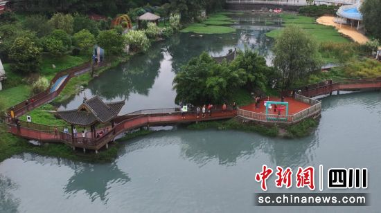 三江镇风光。汶川县委宣传部供图 三江镇风光。汶川县委宣传部供图