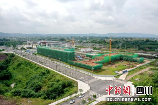 建设现场。泸县融媒体中心供图 建设现场。泸县融媒体中心供图