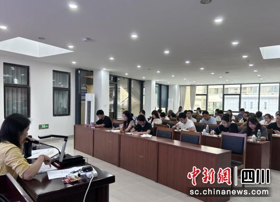 培训现场。汶川县委宣传部供图 培训现场。汶川县委宣传部供图