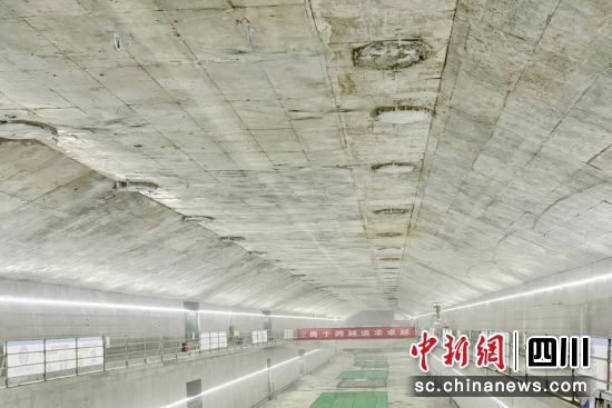 武侯祠站无柱式景观设计。成都轨道集团供图 武侯祠站无柱式景观设计。成都轨道集团供图