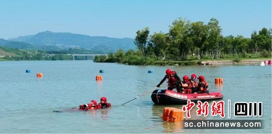 演练现场。邛崃市委统战部 供图 演练现场。邛崃市委统战部 供图