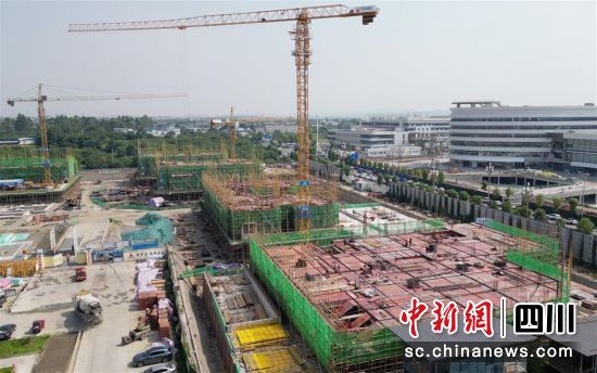 项目建设现场。 旌阳区融媒体中心供图 项目建设现场。 旌阳区融媒体中心供图