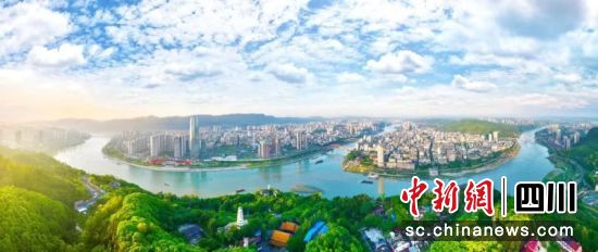 宜宾主城区。宜宾市委统战部 供图 宜宾主城区。宜宾市委统战部 供图