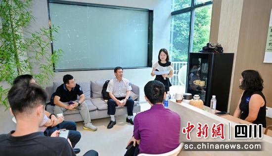 路演赛现场。大赛主办方供图 路演赛现场。大赛主办方供图