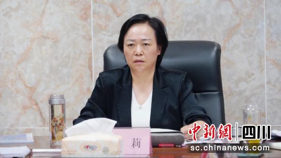 达古冰川风景名胜区管理局重点工作推进会现场。黑水县融媒体中心供图 达古冰川风景名胜区管理局重点工作推进会现场。黑水县融媒体中心供图