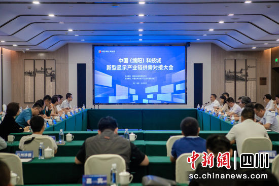 对接会现场。 绵阳科技城党工委供图 对接会现场。 绵阳科技城党工委供图