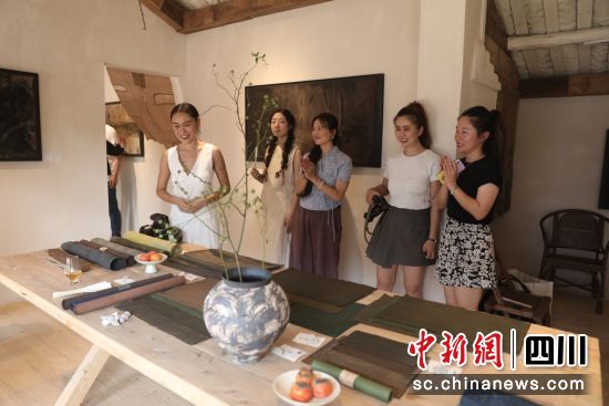 展览现场。 旌阳区融媒体中心供图 展览现场。 旌阳区融媒体中心供图