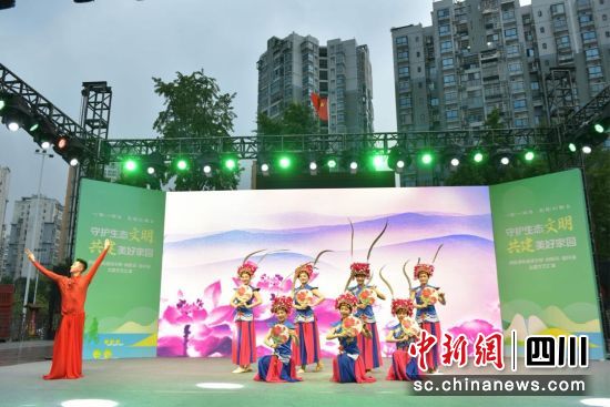 文艺汇演现场。双流区文化广电体育和旅游局 供图 文艺汇演现场。双流区文化广电体育和旅游局 供图