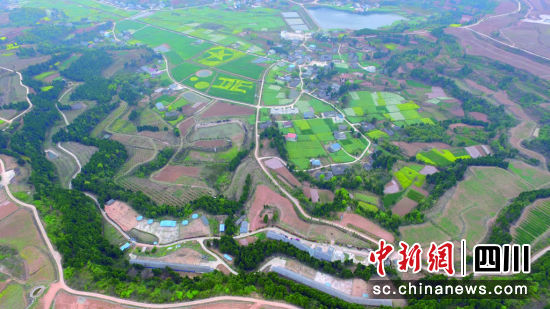 游仙区魏城镇铁炉村。 游仙区融媒体中心供图 游仙区魏城镇铁炉村。 游仙区融媒体中心供图