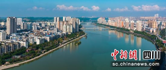 简阳市城市实景。简阳融媒体中心 供图 简阳市城市实景。简阳融媒体中心 供图