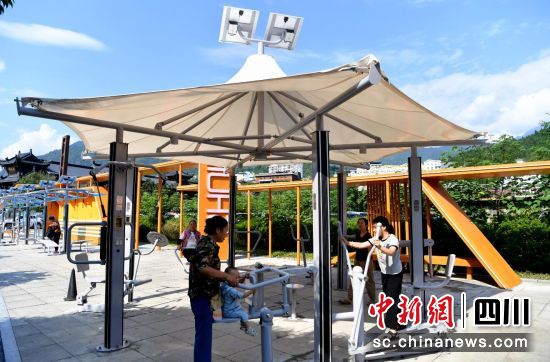 水磨群众生活秩序井然。汶川县委宣传部供图 水磨群众生活秩序井然。汶川县委宣传部供图